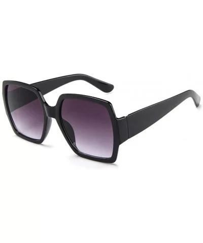 Unisex Square Sunglasses Retro Sunglasses Fashion Sunglass 2019 Fashion - G - CC18TK84U8Y $4.33 Oversized