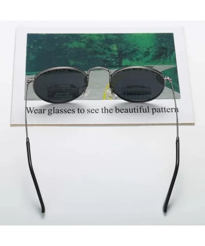 Retro Round Sunglasses Men Polarized Uv400 2019 Summer Sun Glasses Male Driving Metal Frame Gold Black Green - CZ197Y77O0X $2...