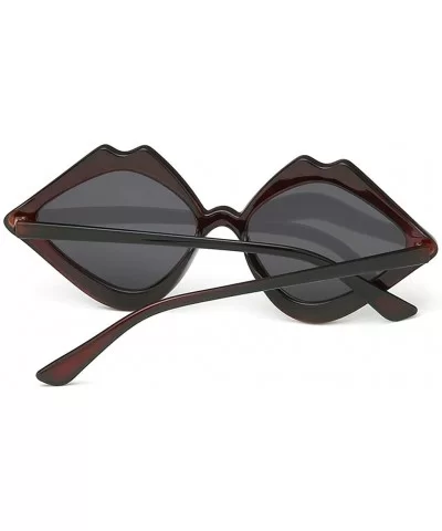 Women's Sunglasses Fashion Jelly Sunshade Sunglasses Integrated Candy Color Glasses - Black - CP1947UXY7A $7.04 Aviator