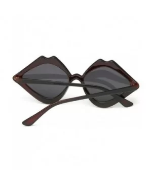 Women's Sunglasses Fashion Jelly Sunshade Sunglasses Integrated Candy Color Glasses - Black - CP1947UXY7A $7.04 Aviator