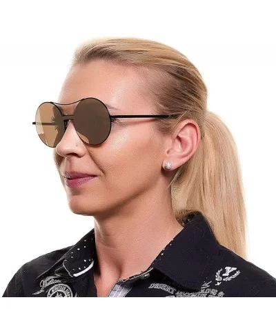 Round Sunglasses WE0211 02G Black/Pink Havana 128mm 211 - C318C9LQ0YG $49.00 Round