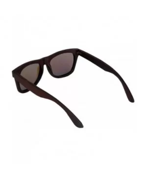 Bamboo wood sunglasses custom wholesale dumu black brown frame polarizing coating - Black - CC18XG2R3S2 $19.14 Goggle