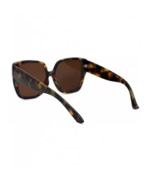 Womens Thick Plastic Butterfly Fashion Sunglasses - Brown Tortoise Brown - C918YTGW8ZO $5.84 Butterfly