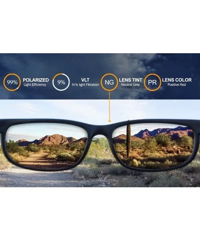 Polarized Replacement Lenses for Triple Tail Sunglasses - Multiple Options - Red Mirror - CW120X6SHTX $22.49 Sport