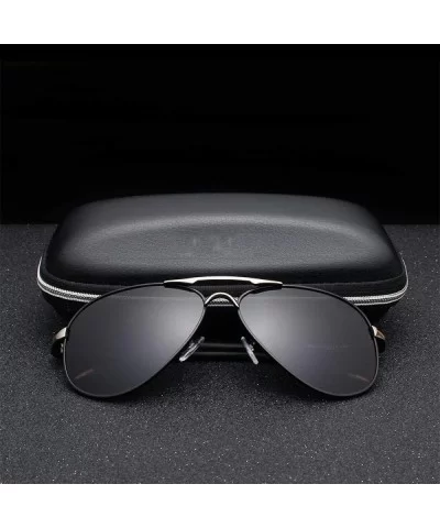 Fashion Pilot Polarized Sunglasses Classic Round Leg Goggles Y7492 C1 BOX - Y7492 C4 Box - CE18XE0SZEW $11.71 Goggle