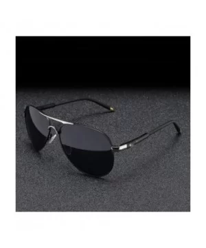 Fashion Pilot Polarized Sunglasses Classic Round Leg Goggles Y7492 C1 BOX - Y7492 C4 Box - CE18XE0SZEW $11.71 Goggle