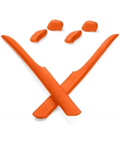 Replacement Earsocks Nosepieces Kits Fast Jacket XL Sunglass - Orange - CH18YERLYRX $7.15 Sport