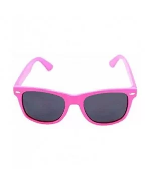 Wayfarer Aviator Style Sunglasses Retro Fashion Shades UV400 - Dark Pink - CO12I2VO42Z $6.53 Wayfarer