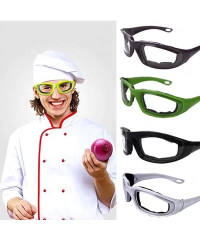 Kitchen Glasses Cutting Goggles Protective - Black - CO196HG30H9 $4.98 Rectangular