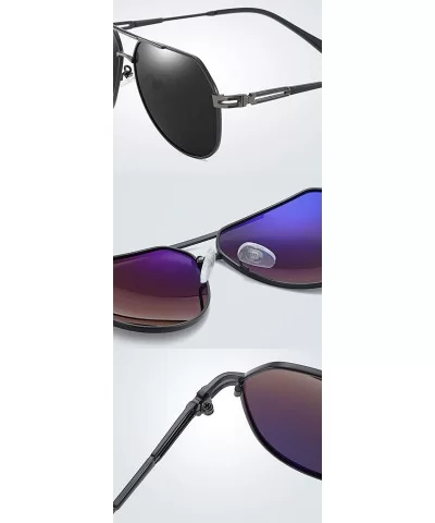 Men's Aviator- Polarized Sunglasses- Driving - C5 - C8197EKWYA8 $28.11 Aviator