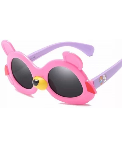 New Children'S Polarized Sunglasses Fashion Cartoon Sunglasses Lightweight Silicone Colorful Polarized Sunglasses - CW18SK4X2...