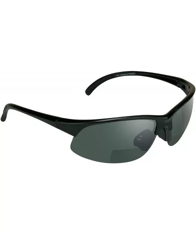 Semi Rimless blue blocker HD Vision bifocal sunglasses (Smoke- 1.75) - C318046O45Y $14.20 Semi-rimless