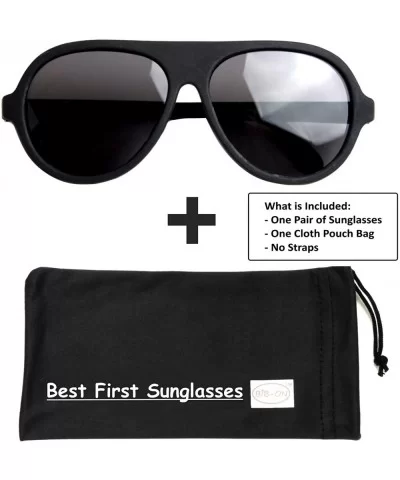 Top Flyer - Infant's First Sunglasses for Ages 0-12 Months - Black - CI18KH35NE7 $8.72 Wrap