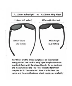 Top Flyer - Infant's First Sunglasses for Ages 0-12 Months - Black - CI18KH35NE7 $8.72 Wrap