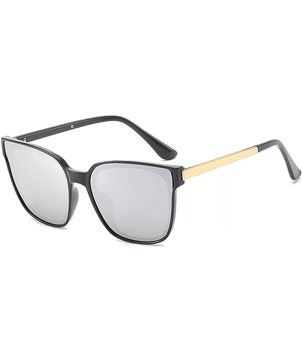 Classic style Square Sunglasses for Women AC PC UV400 Sunglasses - Silver - CO18SZU9INU $11.00 Sport