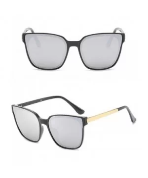 Classic style Square Sunglasses for Women AC PC UV400 Sunglasses - Silver - CO18SZU9INU $11.00 Sport