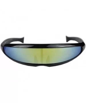 Sunglasses Mens Polarized Fishtail - A - CO18TK99X65 $6.94 Rimless