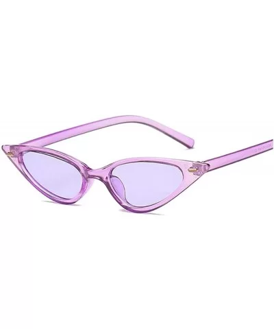 Vintage Sunglasses Women Cat Eye Luxury Brand Designer Sun Glasses Retro Small Purple Ladies Sunglass Eyewear - CJ198A76927 $...