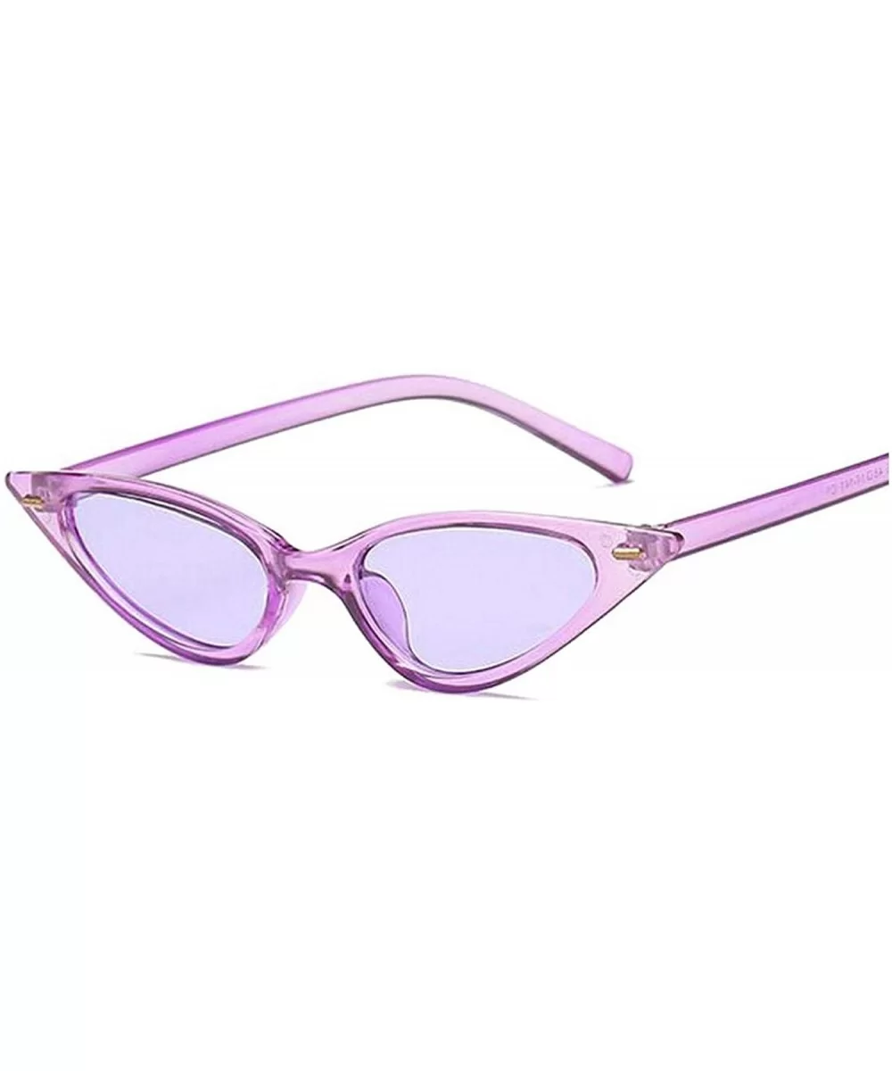 Vintage Sunglasses Women Cat Eye Luxury Brand Designer Sun Glasses Retro Small Purple Ladies Sunglass Eyewear - CJ198A76927 $...