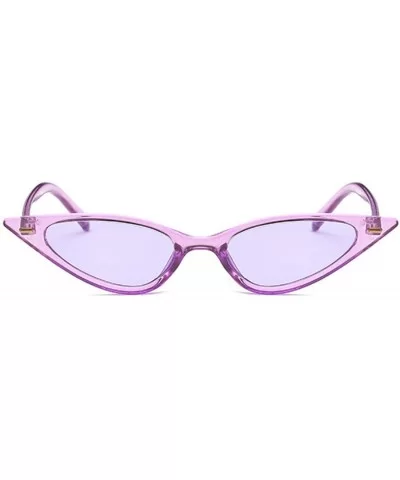 Vintage Sunglasses Women Cat Eye Luxury Brand Designer Sun Glasses Retro Small Purple Ladies Sunglass Eyewear - CJ198A76927 $...