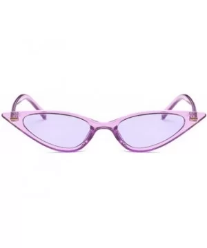 Vintage Sunglasses Women Cat Eye Luxury Brand Designer Sun Glasses Retro Small Purple Ladies Sunglass Eyewear - CJ198A76927 $...