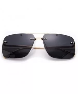 Clip-in Personality Sunglasses Men and Women Couple Big Frame Sunglasses - 3 - CL19085TL95 $35.24 Sport