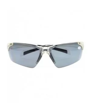 Bifocal Sunglasses with Wrap-Around Sport Design Half Frame for Men and Women - Clear - CP18C3M6W3I $14.59 Sport