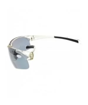 Bifocal Sunglasses with Wrap-Around Sport Design Half Frame for Men and Women - Clear - CP18C3M6W3I $14.59 Sport