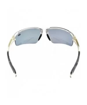 Bifocal Sunglasses with Wrap-Around Sport Design Half Frame for Men and Women - Clear - CP18C3M6W3I $14.59 Sport