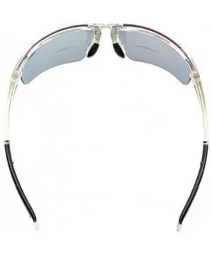 Bifocal Sunglasses with Wrap-Around Sport Design Half Frame for Men and Women - Clear - CP18C3M6W3I $14.59 Sport