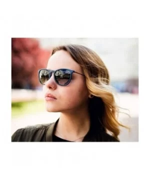 sunglasses for women Men Metal Round Shades Male Sun Glasses Women - C4-blue-mirror - C718WZTORA7 $26.39 Round