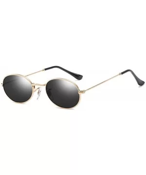 Cute Women's Eyewear Round Shape Retro Sunglasses - Gold Frame Grey Lens - CP18C744AT9 $6.30 Round