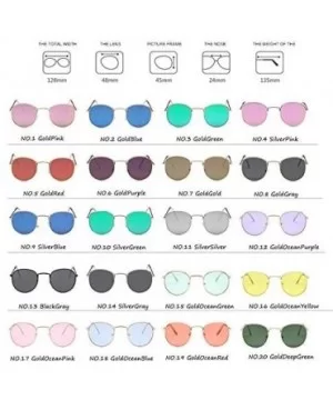 Sunglasses Mirror Classic Glasses Driving - Goldred - C6198MQG2E9 $12.36 Round