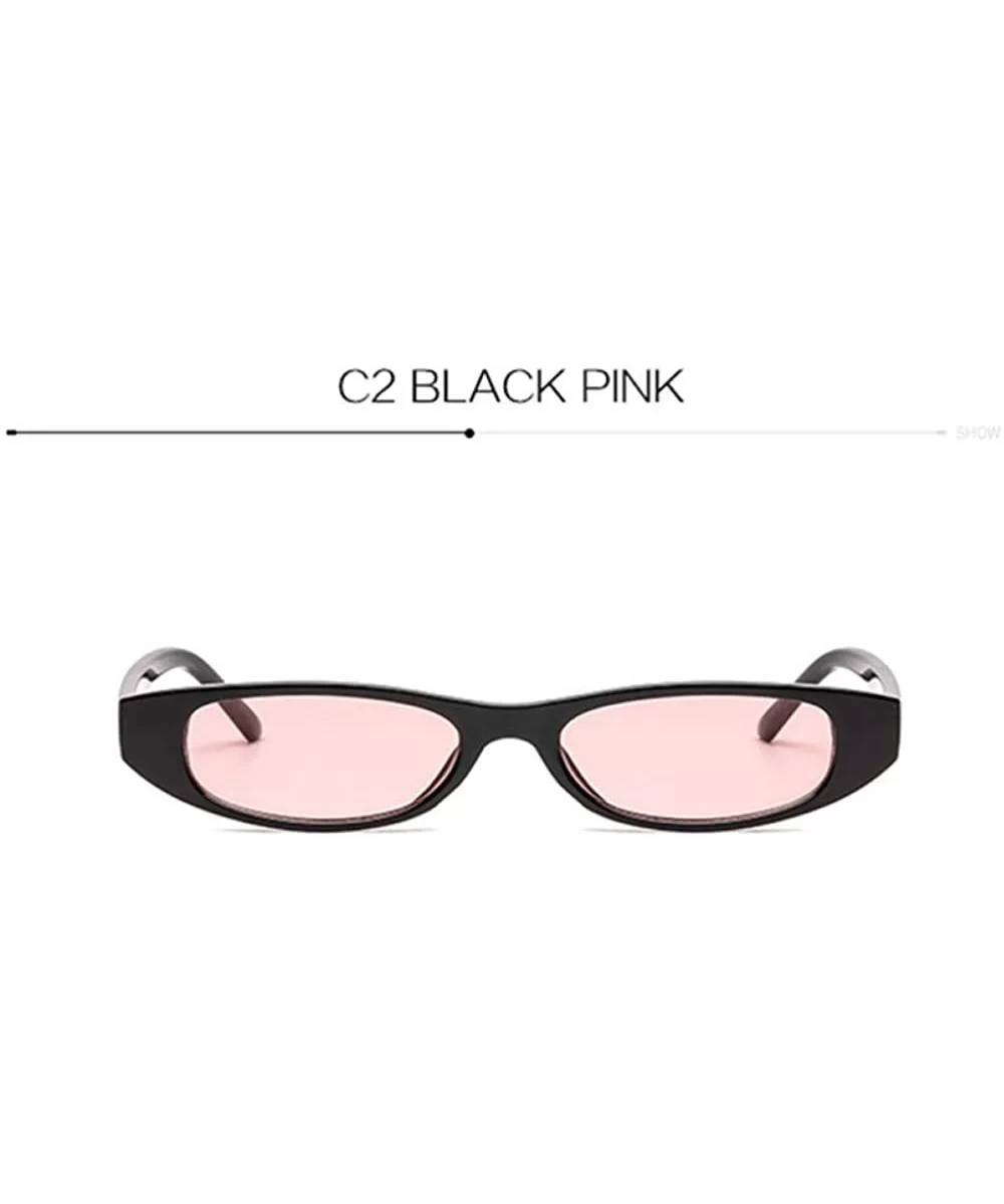 Kaleidoscope Glasses Vintage Rectangle Cat Eye Sunglasses Women Brand Designer Ladies Small Frame Black Retro - CB1907RCQKC $...