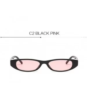 Kaleidoscope Glasses Vintage Rectangle Cat Eye Sunglasses Women Brand Designer Ladies Small Frame Black Retro - CB1907RCQKC $...