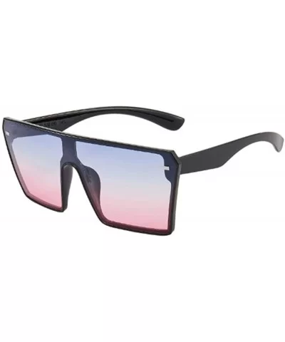 Women Fashion Square UV Protection Polarization Sunglasses Sunglasses - Black Blue Pink - CU199ALWX6E $12.93 Square