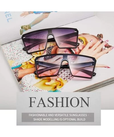 Women Fashion Square UV Protection Polarization Sunglasses Sunglasses - Black Blue Pink - CU199ALWX6E $12.93 Square