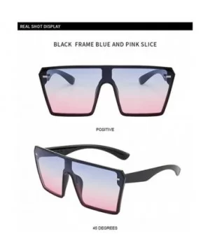 Women Fashion Square UV Protection Polarization Sunglasses Sunglasses - Black Blue Pink - CU199ALWX6E $12.93 Square