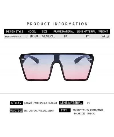 Women Fashion Square UV Protection Polarization Sunglasses Sunglasses - Black Blue Pink - CU199ALWX6E $12.93 Square