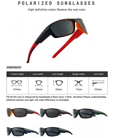 Specialist Polarised Sunglasses Protective Glasses - Color 5 - CQ18TQDW7ES $8.56 Oversized