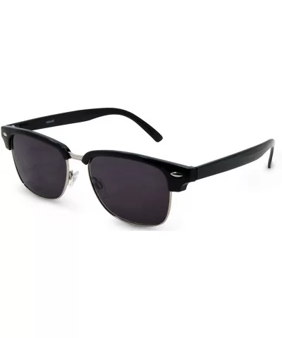 Sellecks Designer Reading Sunglasses NOT Bifocals - Black - CC11VVBCHBJ $21.88 Wayfarer