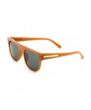 Retro Vintage Unisex Classic Square UV Protection Fashion Sunglasses - Orange - CE18WR9QWUZ $15.15 Goggle