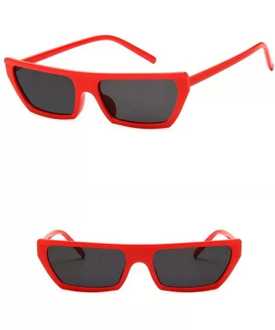 2020 new unisex fashion retro personality brand designer classic sunglasses UV400 - Red - CC19326MD8R $9.26 Square