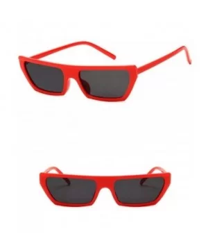 2020 new unisex fashion retro personality brand designer classic sunglasses UV400 - Red - CC19326MD8R $9.26 Square