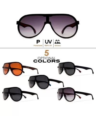 p611 Polarized Aviator Design- Unbreakable TR-90 Material for Women and Men- 100% UV Protection. - C2192TEMNHC $16.52 Aviator