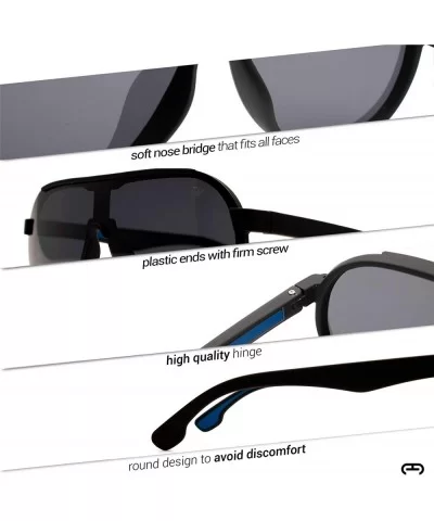 p611 Polarized Aviator Design- Unbreakable TR-90 Material for Women and Men- 100% UV Protection. - C2192TEMNHC $16.52 Aviator