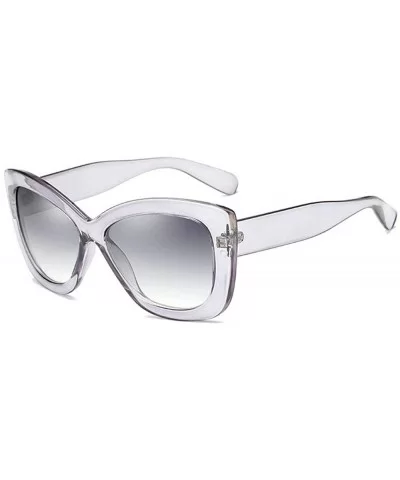 Ultra light Fashion Square Gradient sunglasses women Sunshades glasses UV400 - Grey - C618S3KXMRR $7.27 Square