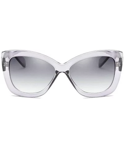 Ultra light Fashion Square Gradient sunglasses women Sunshades glasses UV400 - Grey - C618S3KXMRR $7.27 Square