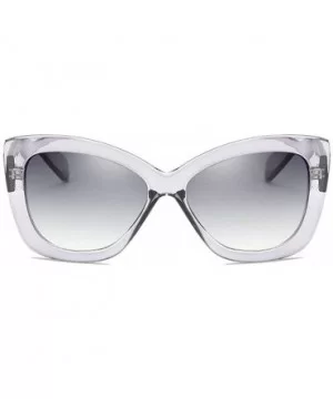 Ultra light Fashion Square Gradient sunglasses women Sunshades glasses UV400 - Grey - C618S3KXMRR $7.27 Square