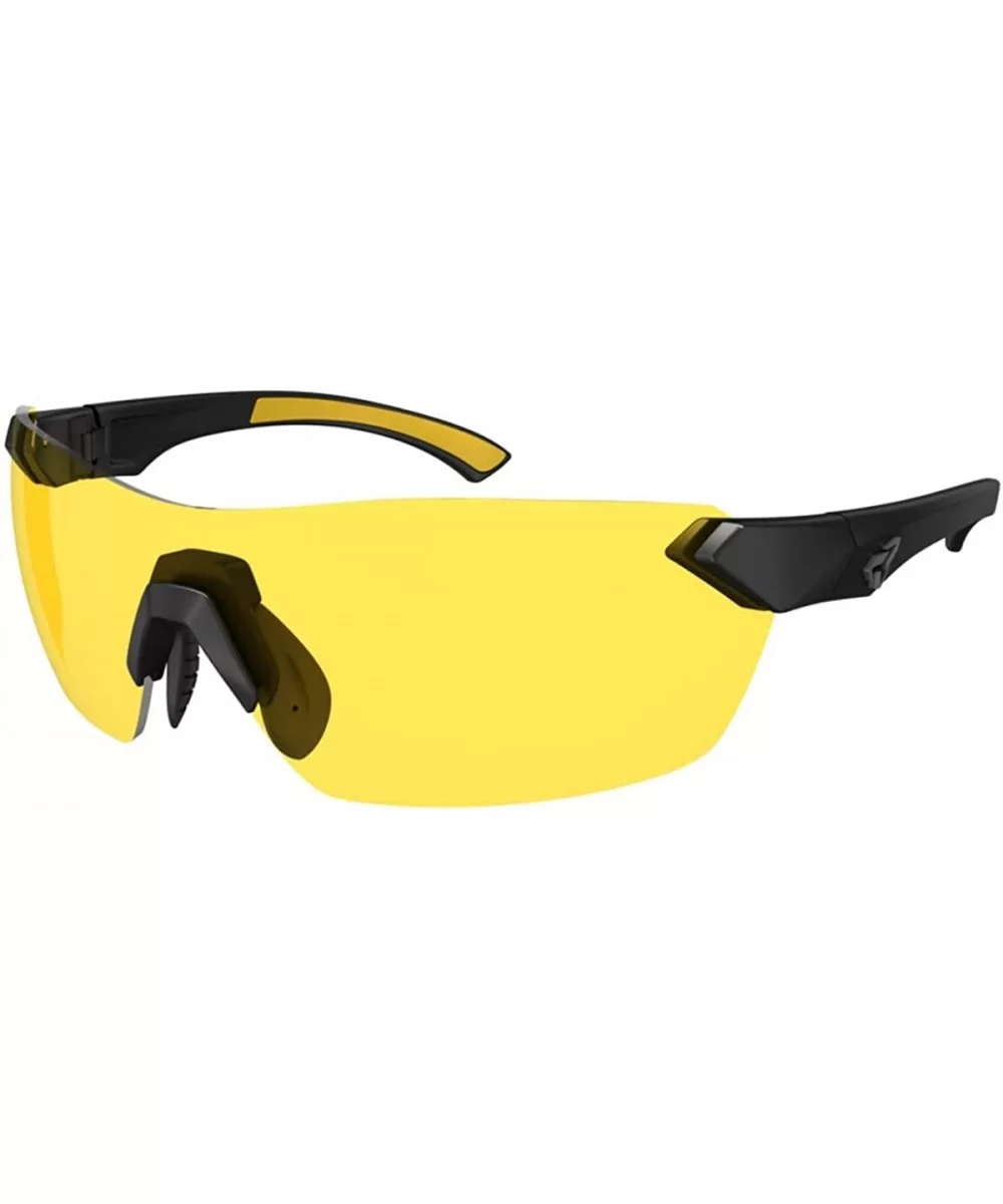 Eyewear Nimby Poly Matte Black - Yellow/Yellow Lens - R01901D - C218NHLU7ZS $38.75 Sport